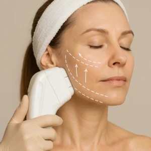 Woman having HI-FU to reduce wrinkles call LA LIPO Greater London (Richmond upon Thames) Now!