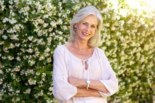 Older woman happy with urinary incontinence treatment Greater London (Richmond upon Thames)
