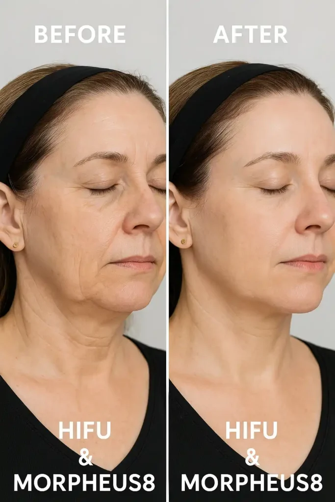 HIFU & Morpheus8 treatment results Greater London (Richmond upon Thames) - book in today!