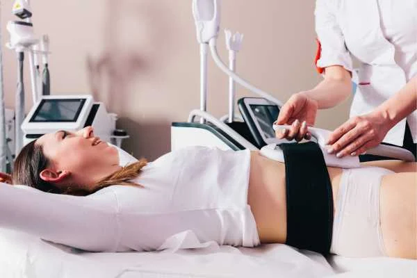 woman having body sculpting to help improve her body image and her mental health Greater London (Richmond upon Thames)