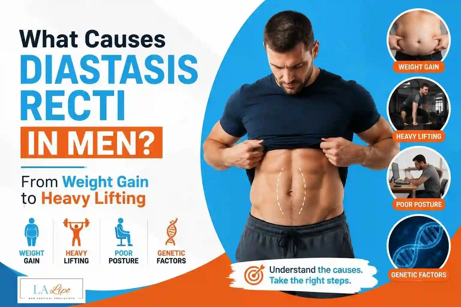 What Causes Diastasis Recti in Men? From Weight Gain to Heavy Lifting Greater London (Richmond upon Thames)